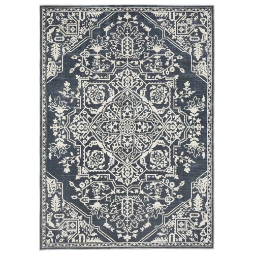 Oriental Weavers Intrigue INT10 Blue Ivory Area Rug - Lot 87WG