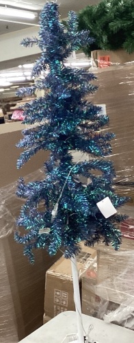 Blue 5' Christmas Tree - Lot 90WG
