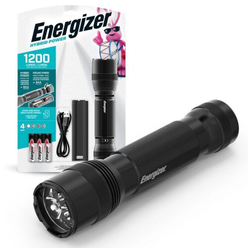 Energizer Hybrid Power Tactical Flashlight - Lot 94WG