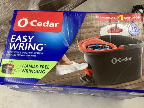 O-Cedar EasyWring Spin Mop and Bucket System- Missing Extender - Lot 102wg