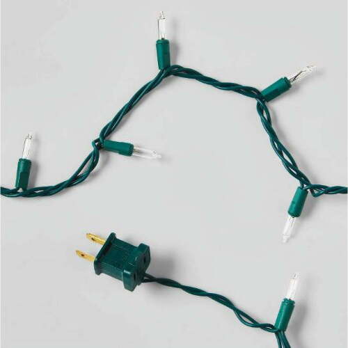 Wondershop 200ct LED Mini String Lights Warm White with Green Wire - Lot 139WG