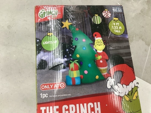 4Foot Inflatable Grinch - Lot 169wg