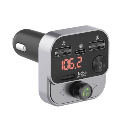 Just Wireless FM Transmitter with USB-C and USB-A Charging Port  - Lot 191WG