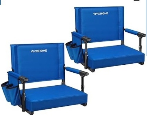 VIVOHOME 2 Pack Stadium Seats - Lot 492