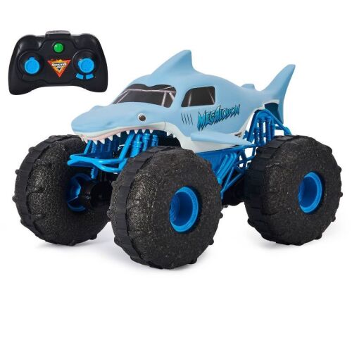 (2)Monster Jam Official Megalodon Storm All-Terrain Remote Control Monster Truck - Lot 219WG