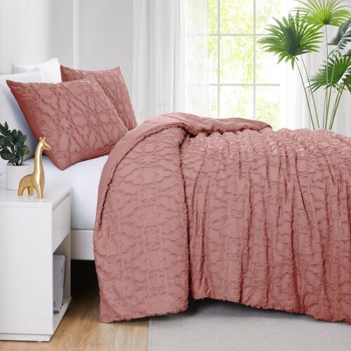 Southshore Fine Living Clipped Jacquard Marrakech Down Alternative Comforter Set - Lot 231WG