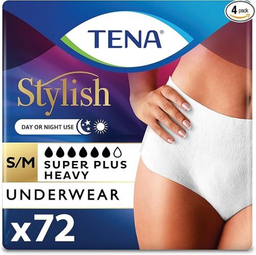 Tena Incontinence & Postpartum Underwear for Women S/M - Lot 373