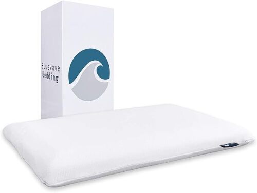 Bluewave Bedding Ultra Slim Gel Memory Foam Pillow - Lot 379
