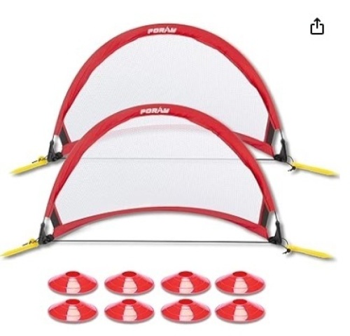 Poray Soccer Goal for Kids, Set of 2 - Lot 437