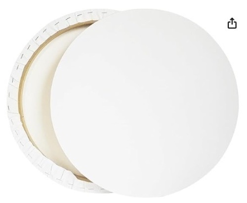Art Supply 20" Stretched Round Canvas - Lot 439