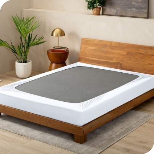 Stretch Box Spring Cover Queen  - Lot 568