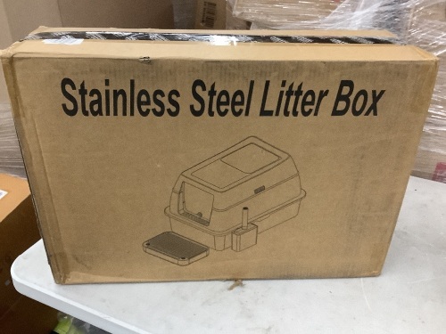 Stainless Steel Litter Box - Lot 303