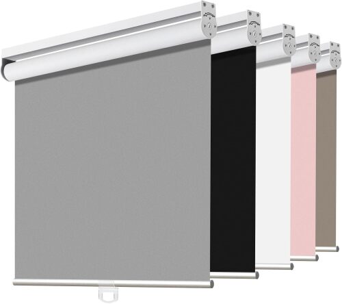 Joydeco Cordless Roller Shades Blackout Blinds for Windows - Lot 2760