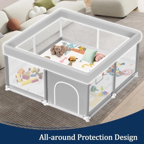 Baby Playpen with Mat - Lot 2818