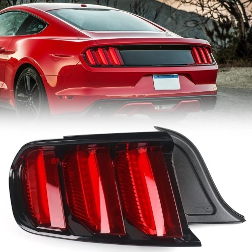 FIONE LED Tail light Assembly Compatible with Ford Mustang 2015-2020 TailLight Replacement Rear Lamp Left Driver Side LH FO2800238 FR3Z13405GCP - Lot 2838