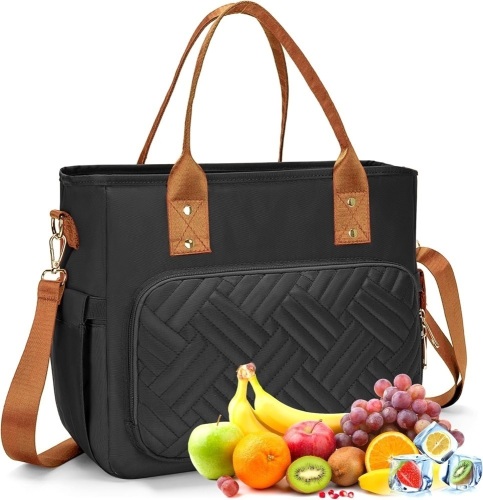 HMLIN OUTOOORS Lunch Bag for Man, Leakproof Insulated Lunch Bag, Durable Nylon Lunch Box - Lot 2866