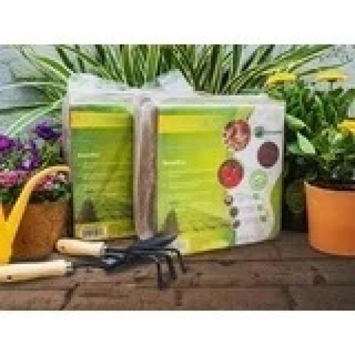 Set of 2 Balanced Natural Coco Peat for Indoor and Outdoor Gardening Potting Soil - Lot 2977