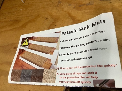 Patavin Stair Mats - Lot 2981