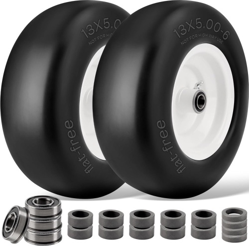 13x5.00-6 Lawn Mower Tires Flat Free - Lot 3000