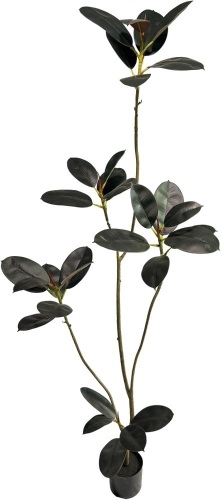 Artificial Rubber Tree,6ft Tall Fake Plants Artificial Rubber Plants for Indoor, Fake Trees for Office Home Living Room Floor Patio Greening Porch Decor。 - Lot 3012