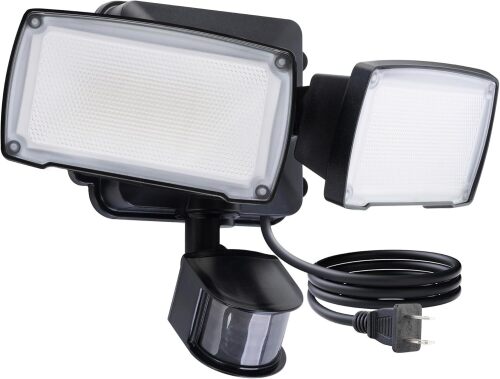 UTEC 21W Plug in Motion Sensor Light Outdoor, Flood Lights Outdoor Motion Sensor,2500LM - Lot 3082