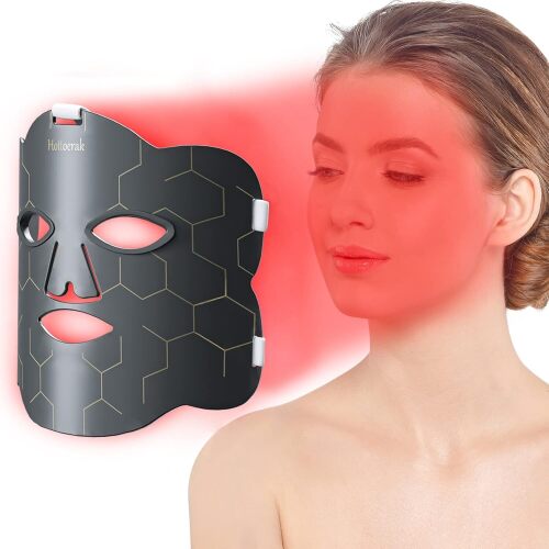 Red Light Therapy for Face, LED Red Light Therapy Mask - Lot 3106