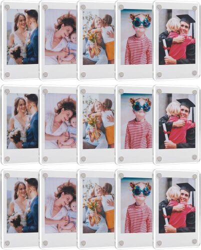 15 Pack- Acrylic Fridge Magnetic Frame - Lot 3117