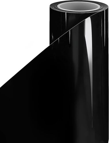 PBEE Scratch Heat Repair High Gloss Piano Black Premium Vinyl Roll - Lot 3126