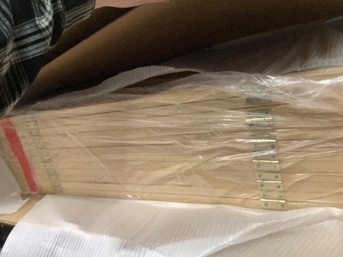 6 Panel Bamboo Room Divider - Lot 3060