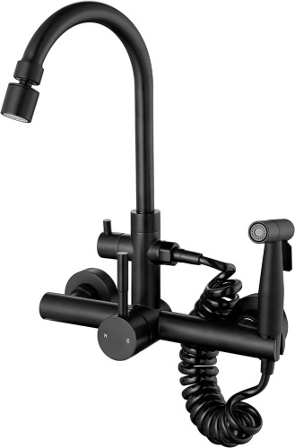 Kitchen Faucet - Black - Lot 2893