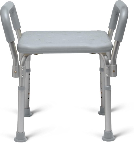 Medline bath bench with arms (white) - Lot 2897