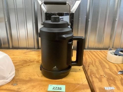 Powcan Insulated water Bottle with Straw and Handle 128oz - Lot 2736