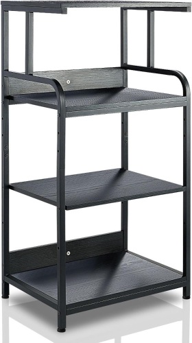 4 Tier Printer Stand with Wheels Printer Table, Multipurpose Office and Home Storage Rack, Removable and Fixed Printer Stand - Lot 3428