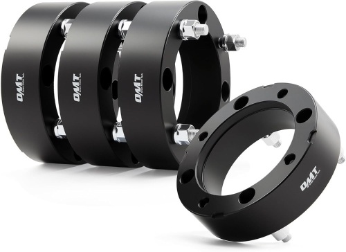 Orion Motor Tech 4x156 ATV Wheel Spacers 2 inch Black Wheel Spacer Kit Compatible with Polaris Ranger Polaris RZR XP 1000 Polaris RZR, 50mm Wheel Spacer Kit with 12x1.5 Studs, Set of 4 - Lot 3192