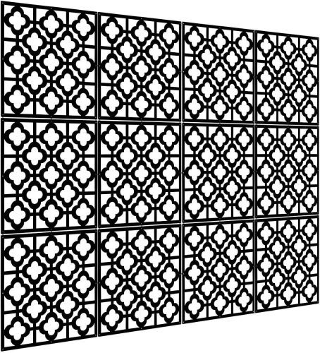 KERNORV Hanging Room Divider Decorative Screen Panels - Lot 3448