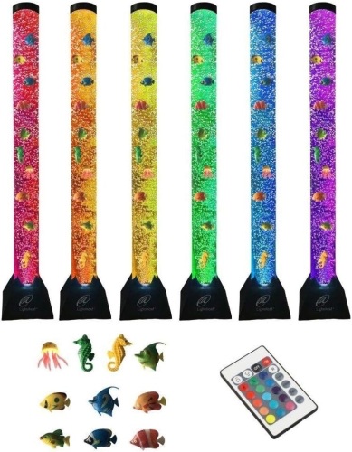 Lightahead Extra Large 4FT LED Bubble Fake Fish Tube - Lot 3553