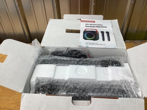 Karaoke Machine, Portable Bluetooth - Lot 3214