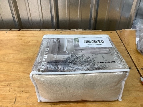 100% Blackout Pinch Pleated Memory Trained Linen Curtains (Set of 2) - Lot 3473