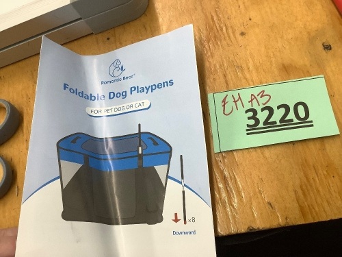 Foldable Dog Playpen - Lot 3220