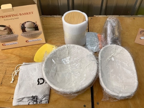 Sourdough Proofing Basket Gift Set - Lot 3251