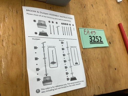 Broom and Dustpan Set - Lot 3252