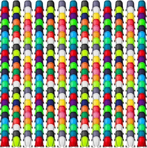 Topspeeder 300 Pieces Drawstring Backpack Bags - Lot 3566