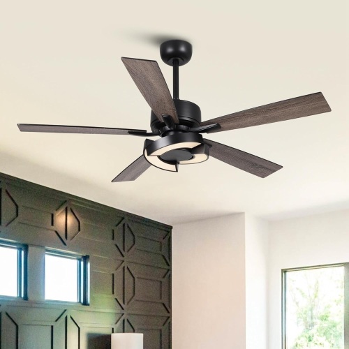 Parrot Uncle 52 Inch Ceiling Fans with Lights and Remote - Lot 3886