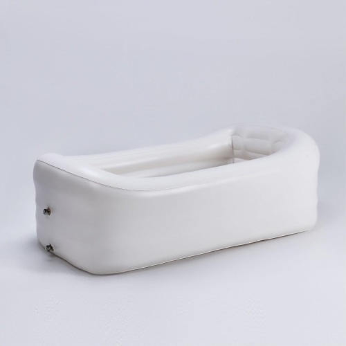 Mozoo Inflatable Bathtub 62''L X 34''W, Portable Bathtub For Adult, Unmatched Durability, Anti-Leak Drainage System, 2-Minute Setup, Space-Saving Foldable Design - Lot 3530