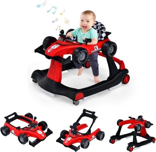 Baby Boy Girl Walker with Adjustable Height & Speed - Lot 3533
