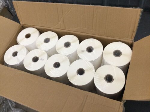 MFLABEL® 20 Rolls of 450 4x6 Direct Thermal Blank Shipping Labels - Lot 3789