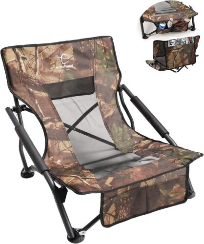 HITORHIKE Low Sling Beach Camping Concert Folding Chair - Lot 3790