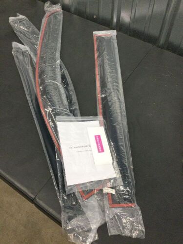 Outside-Mount Rain Guards Window Visors for Silverado, GMC - Lot 3791