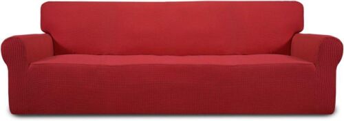Easy-Going Stretch 4 Seater Sofa Slipcover 1-Piece Sofa Cover - Lot 3701