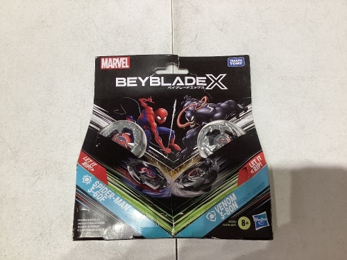 Beyblade Marvel Spiderman vs Venom  - Lot 171